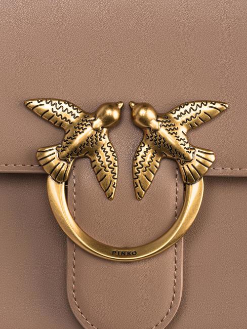 CLASSIC LOVE BAG Un sac tout simplement biscuit au gingembre-or antique - Sacs pour Femme