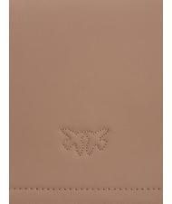 PINKO CLASSIC LOVE BAG Un sac tout simplement biscuit au gingembre-or antique - Sacs pour Femme - 5