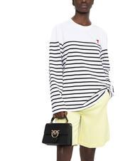 PINKO MINI LOVE BAG Sac avec poignée noir-or antique - Sacs pour Femme - 6