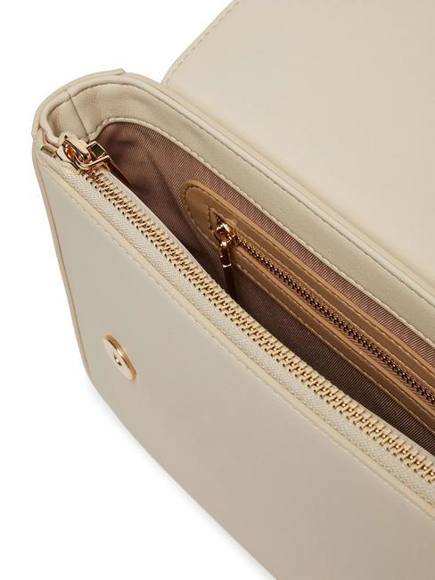 LETTERING sac d'&eacute;paule Ivoire - Sacs pour Femme