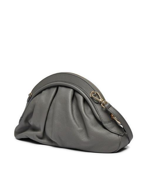 CHEEK SMOOTH  Sac bandouli&egrave;re, en cuir graphite - Sacs pour Femme