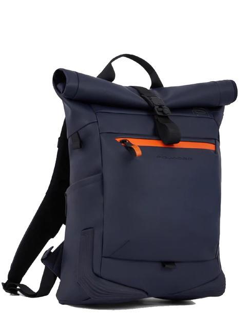 CORNER SPECIALE GOMMATO Sac à dos roll-top pour ordinateur portable 15,6" bleu - Sacs à dos pour ordinateur portable