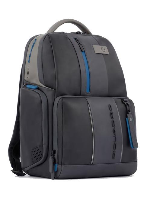 Sac à dos URBAN FAST-CHECK, support PC 15,6 ", en cuir gris noir - Sacs à dos pour ordinateur portable