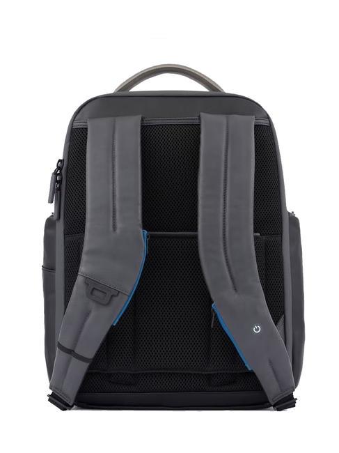 Sac à dos URBAN FAST-CHECK, support PC 15,6 ", en cuir gris noir - Sacs à dos pour ordinateur portable