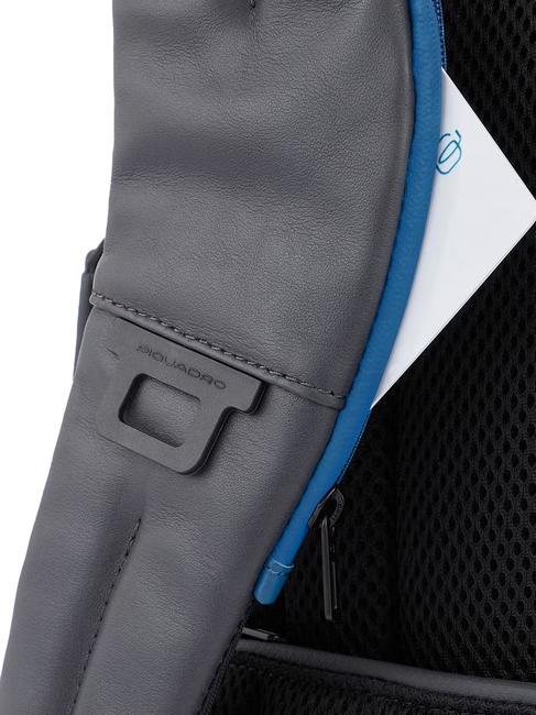 Sac à dos URBAN FAST-CHECK, support PC 15,6 ", en cuir gris noir - Sacs à dos pour ordinateur portable