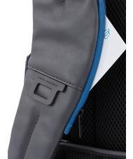 PIQUADRO Sac à dos URBAN FAST-CHECK, support PC 15,6 ", en cuir gris noir - Sacs à dos pour ordinateur portable - 6