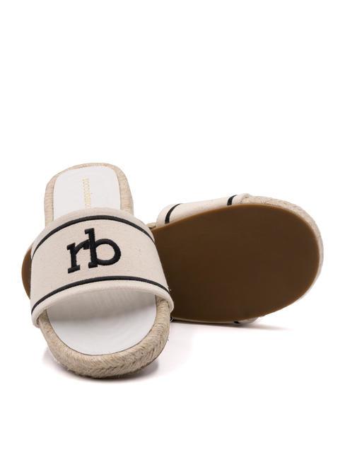 RB Chausson en toile blanc - Chaussures Femme