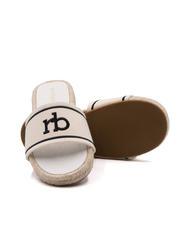 ROCCOBAROCCO RB Chausson en toile blanc - Chaussures Femme - 5