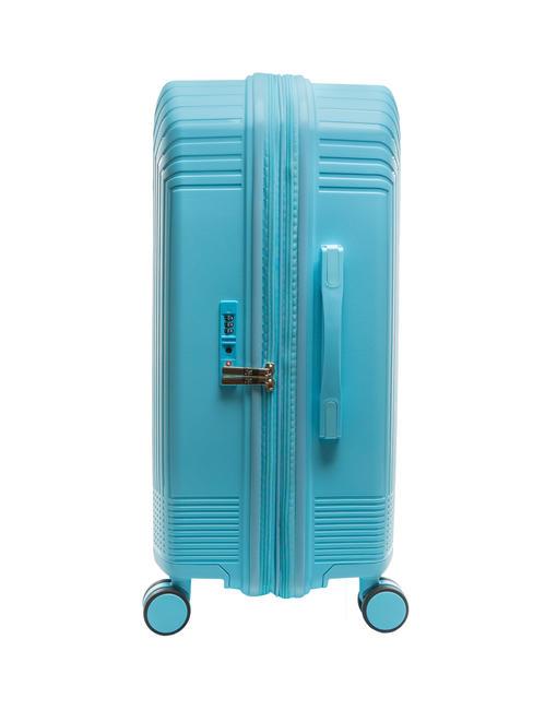 LIGHT POP 1 Chariot extensible moyen bleu d'eau - Valises Rigides