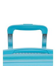 LESAC LIGHT POP 1 Chariot extensible moyen bleu d'eau - Valises Rigides - 7