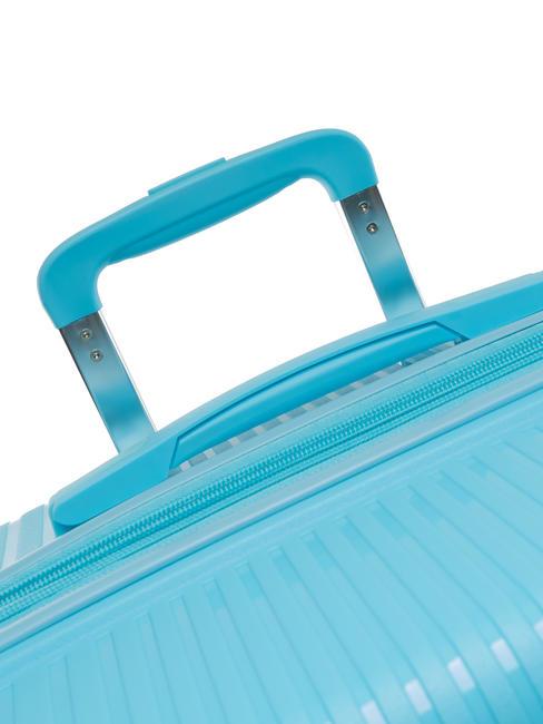 LIGHT POP 1 Grand chariot extensible bleu d'eau - Valises Rigides