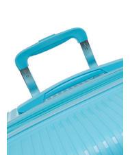 LESAC LIGHT POP 1 Grand chariot extensible bleu d'eau - Valises Rigides - 7
