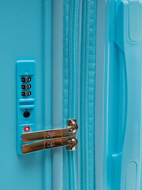 LIGHT POP 1 Grand chariot extensible bleu d'eau - Valises Rigides