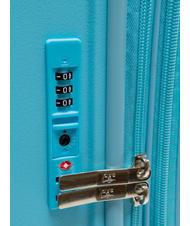 LESAC LIGHT POP 1 Ensemble chariot : cabine + moyen et grand extensible bleu d'eau - Ensemble Valises - 8