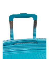 LESAC LIGHT POP 1 Chariot extensible moyen mode bleu - Valises Rigides - 8