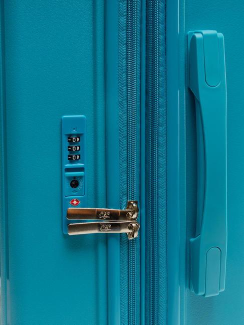 LIGHT POP 1 Chariot extensible moyen mode bleu - Valises Rigides