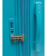 LESAC LIGHT POP 1 Grand chariot extensible mode bleu - Valises Rigides - 8