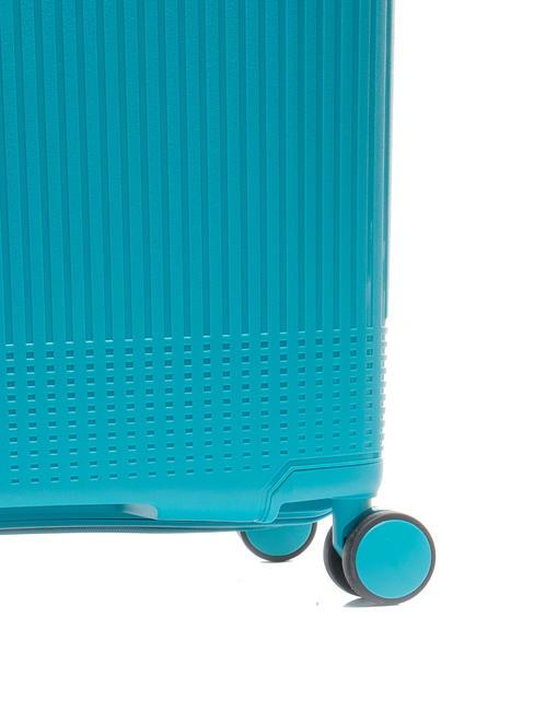 LIGHT POP 1 Grand chariot extensible mode bleu - Valises Rigides