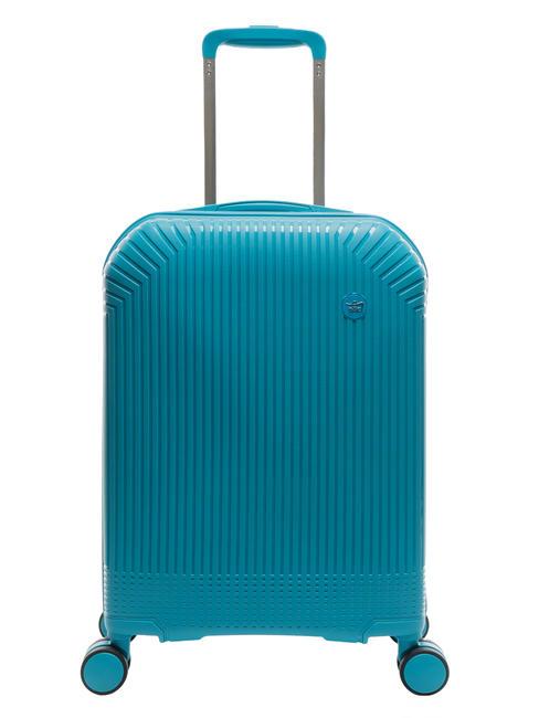 LIGHT POP 1 Ensemble chariot : cabine + moyen et grand extensible mode bleu - Ensemble Valises