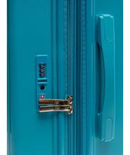 LESAC LIGHT POP 1 Ensemble chariot : cabine + moyen et grand extensible mode bleu - Ensemble Valises - 8