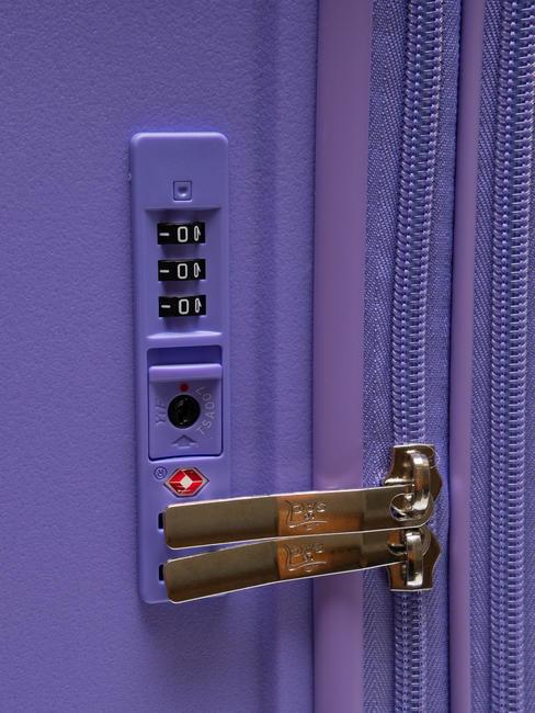 LIGHT POP 1 Grand chariot extensible violet clair - Valises Rigides