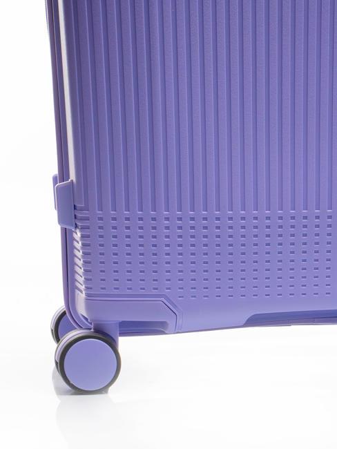 LIGHT POP 1 Grand chariot extensible violet clair - Valises Rigides