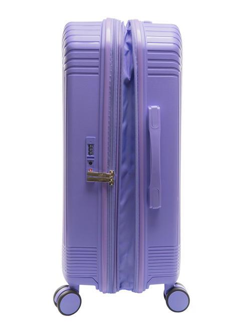 LIGHT POP 1 Ensemble chariot : cabine + moyen et grand extensible violet clair - Ensemble Valises