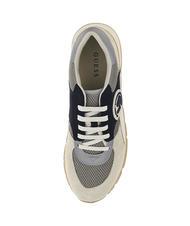 GUESS FANO Baskets beige bleu orange - Chaussures Homme - 3