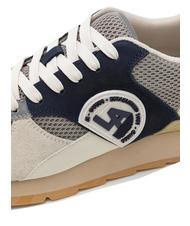GUESS FANO Baskets beige bleu orange - Chaussures Homme - 5