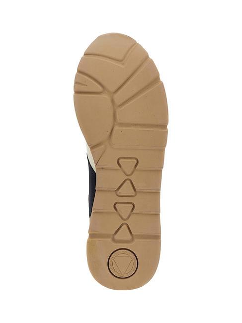 FANO Baskets beige bleu orange - Chaussures Homme