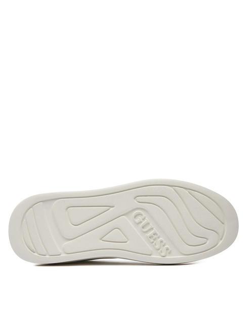 ELBINA  Baskets blanc marron - Chaussures Femme