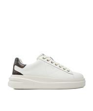GUESS ELBINA  Baskets blanc marron - Chaussures Femme - 2