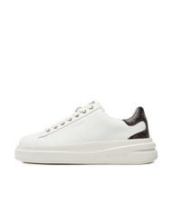 GUESS ELBINA  Baskets blanc marron - Chaussures Femme - 3