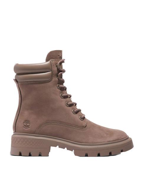CORTINA VALLEY 6  Bottes de combat en cuir taupe / gris - Chaussures Femme