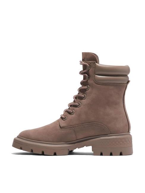 CORTINA VALLEY 6  Bottes de combat en cuir taupe / gris - Chaussures Femme