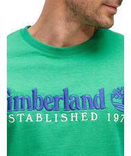 TIMBERLAND ESTABILISHED 1973 T-shirt en cotton vert celtique wb - T-shirt - 3