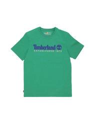 TIMBERLAND ESTABILISHED 1973 T-shirt en cotton vert celtique wb - T-shirt - 4