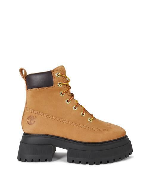 SKY 6 INCH Bottines hautes en cuir bl&eacute; - Chaussures Femme