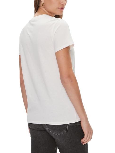 LACE T-shirt en cotton cremwhi - T-shirt