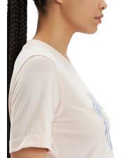 GUESS BEACH TRIANGLE T-shirt en cotton je veux &ecirc;tre rose - T-shirt - 4