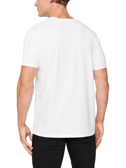 TRI LOGO T-shirt en cotton blanc pur - T-shirt