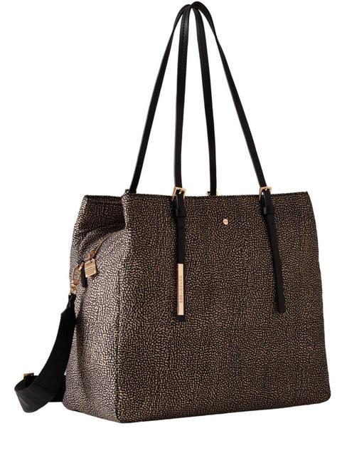 L'ECOLE NYLON  Sac à bandoulière, avec bandoulière OP / NATUREL / NOIR - Sacs pour Femme
