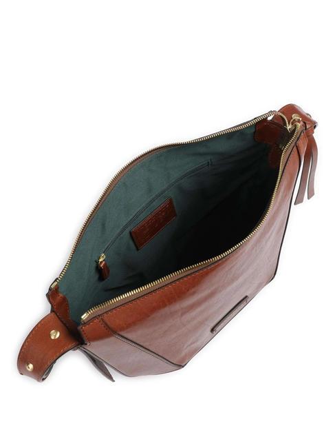 FEDORA Sac bandoulière en cuir MARRON - Sacs pour Femme