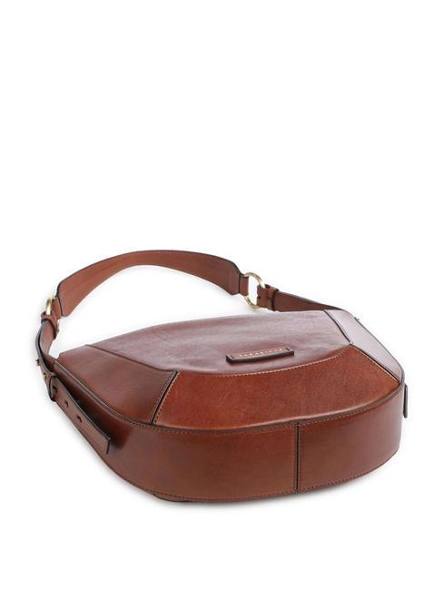 FEDORA Sac bandoulière en cuir MARRON - Sacs pour Femme