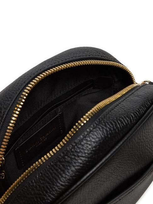 NINA  Mini sac bandoulière, en cuir Noir - Sacs pour Femme