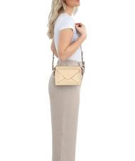 THE BRIDGE FRIDA Mini sac bandoulière, en cuir beurre ab. or - Sacs pour Femme - 5