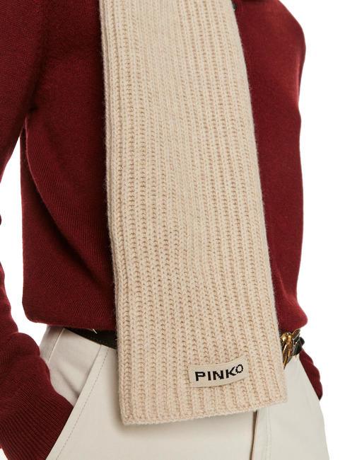 LYKOI  Écharpe en laine beige - taupe - Écharpes