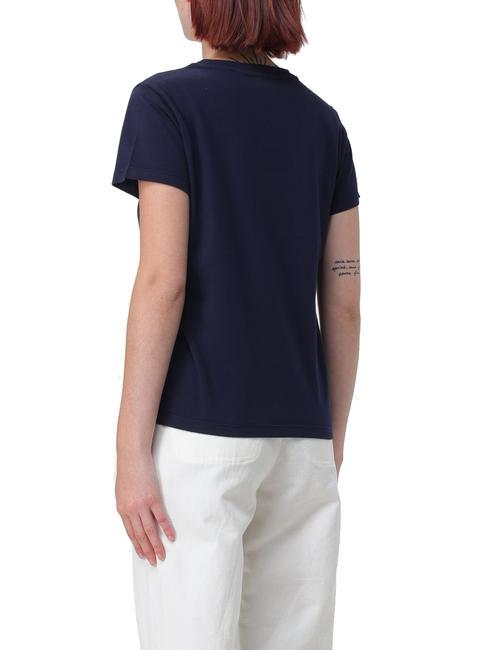 BASICO  T-shirt en cotton éclipse totale bleue - T-shirt