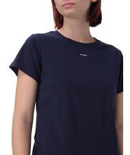 PINKO BASICO  T-shirt en cotton éclipse totale bleue - T-shirt - 3