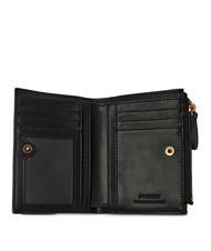 PINKO COMPACT  Portefeuille femme noir-or antique - Portefeuilles Femme - 2